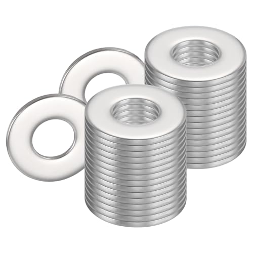 #10 304 Stainless Steel Flat Washer 0.5" OD 0.049" T 100PCS - size: #10 0.5"OD x 0.049"Thick