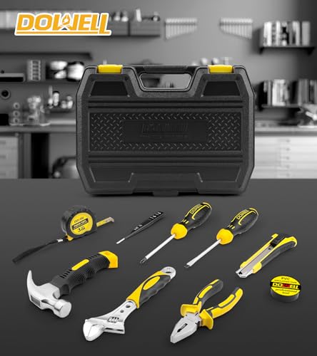 DOWELL Small Tool Kit, Tool Set for Home, Dorm