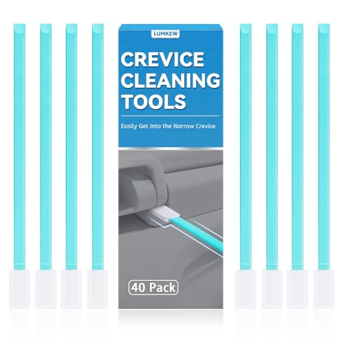 Lumkew Crevice Cleaning Brush Tool Toilet Seat Crack Gaps Cleaner, 40pcs