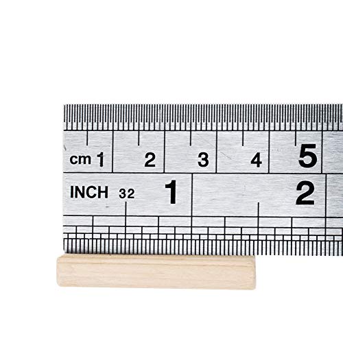 100 Pack 1/4" Wood Dowel Pins Grooved Hardwood Dowels for Furniture Joinery | Straight Grooved Wooden Dowels for Strong Wood Joints, Cabinet Making, Furniture Repair and DIY Woodworking Jig Projects