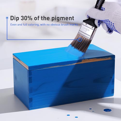 Paint Brushes -2 Inch Flat and Angle Paint Brush for All Latex and Oil Paints & Stains Paintbrush for Varnish, Paste, Gesso and Limewash(6 Packs) - size: 6 packs