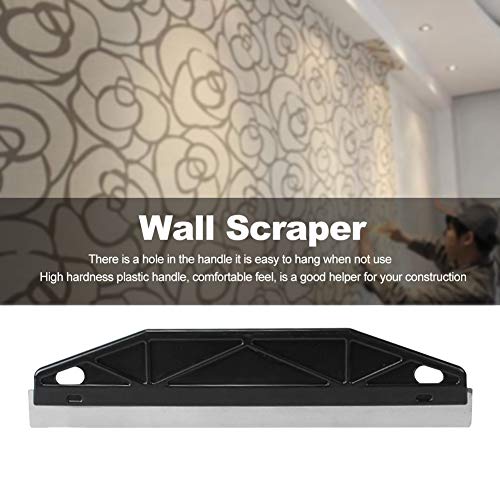 EMVANV Paint Trim Guard, Cutting in Tools for Painting, Multi-Purpose Straight Edge Tool Paint Guide Painter's Trim Guard Stainless Steel Paint Shield for Paint Guide & Measurement(Black)