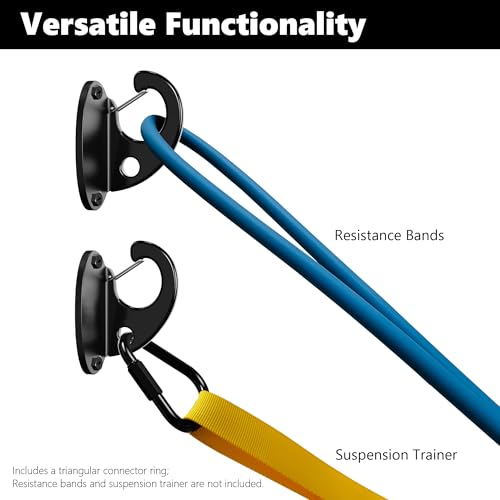 FITKIT 3-Pack Wall Mount Anchor Kit for Resistance Bands