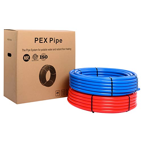 EFIELD 3/4 inch 200 ft Length Pex-B Pipe/Tubing, 2 x 100 ft Rolls - size: 3/4 inch, 2x100 ft, style: Pipe Only