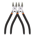 BOENFU Wire Snips Floral Wire Cutter Jewelry Wire Snippers 6 Inches 2 Pack Flush Cut Pliers Side Cutters Metal Cutting Tool for Crafting, Floral, Artificial Flowers, Chicken Wire, Electrical - color: 6 Inches - 2 Pack - Black Handle