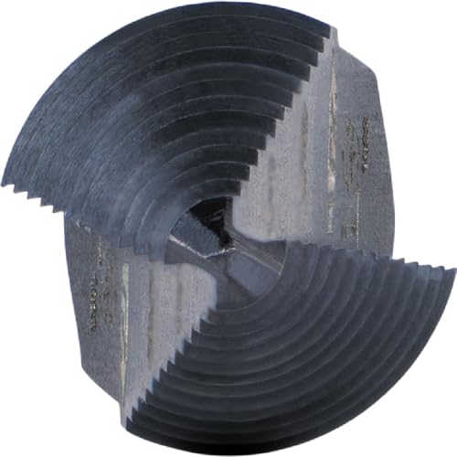 Klein Tools KTSB01 Step Drill Bit Double-Fluted #1, 1/8 to 1/2-Inch with Easy-to-Read Markings and Targets, 3/8-Inch Hex Shank - size: 1/8 to 1/2-Inch, style: Standard