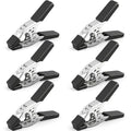 HORUSDY 6-Piece 6 inch Spring Clamp, Heavy Duty Spring Metal Spring Clamps, 2.5 - inch Jaw opening (6-Piece) - color: Black, size: 6 inch 6-Piece