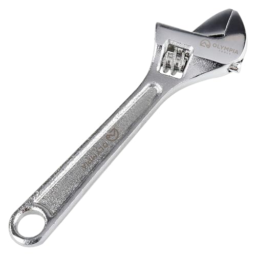 Olympia Tools Adjustable Wrench, 4 Inches, 01-004 - size: 4-Inch