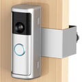 Yaluyo No-Drill Doorbell Mount with Rain Cover, Anti-Theft Door Kits - style: 2026 battery doorbell 2nd Silver