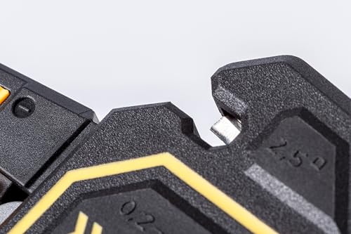 Jokari 20100 Ergonomic Secura Soft Grip Automatic Wire Stripper for Wires from 0.2mm-6mm, 20cm L x 16.5cm W x 2.8cm H