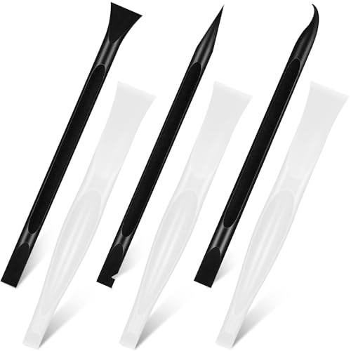 Honoson Non-scratch Plastic Scraper Cleaning Tool, White - color: White
