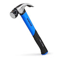 REAL STEEL 16 Oz Jacketed Graphite Magnetic Head Curved Claw Hammer with Non-Slip Cushion Grip Framing Hammer Smooth Face with Smooth Face 0501 - size: 16 oz