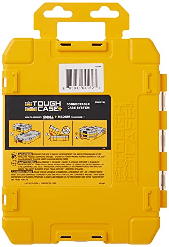 DEWALT Tool Box, Medium 8-Compartments Small Parts Organizer, Portable Tough Case Screw Organizer Toolbox with Customazible Dividers (DWAN2190) (Pack of 5) - size: One Size (Pack of 5)