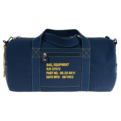 Rothco Canvas Equipment Bag, Heavyweight Cotton Carryall - color: Navy Blue, size: 19 Inches