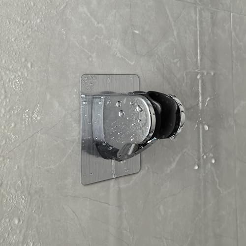 Shower Head Holder, Handheld Showerhead Holder, Wall Shower Bracket - style: Silver - 1 PACK