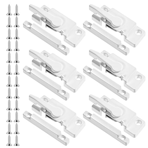 6PCS Window Sash Locks for Vertical and Horizontal Sliding Window