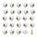 Drawer Reinforcement Repair Kit for Furniture Sagging Drawer, Fixing Repair Wedges, Brackets Plastic Angle Code Bracket Fastener(50PCS)