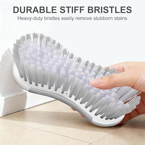 SetSail Multi-Purpose Scrub Brush of 2 Pack, Gray - color: Gray