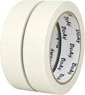 2 Pack White Painters Tape - Masking Tape 1 Inch Wide - Multi-Surface, Smart Adhesion, Indoor & Outdoor - 180FT Total - Paint Tape for DIY, Labeling, Art, Car, General Purpose (#3910) - color: White