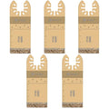 5PCS Carbide Grout Removal Blades,Flush Cutting Oscillating Saw - color: Carbide-Grit Edge