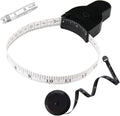 3PCS Body Measure Tape 60 inch (150cm), Automatic Telescopic Fat Measure for Body Measurement & Weight Loss to Track Weight Loss Muscle Gain by One Hand