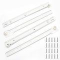 Litoexpe 1 Pair 12" Drawer Slides with Screws - size: 12 Inch