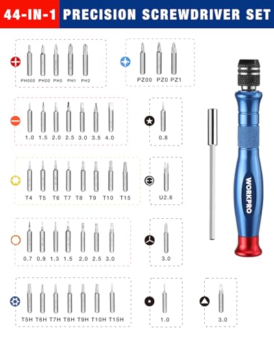 WORKPRO 44-in-1 Precision Screwdriver Sets, Pen Style Manual Screwdriver