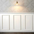 INMOZATA Pre-Cut Peel and Stick Wall Molding Wainscoting Panels, 24" x 12" - size: 24" x 12"