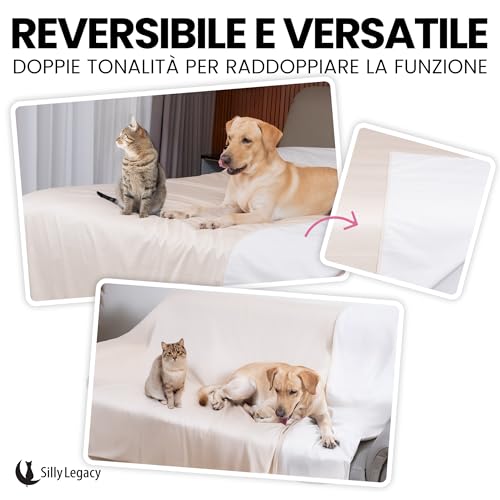 Thin Reversible Waterproof Protective Bed Cover (Queen Size, 96 x 82 inch), for Dogs and Cats, Babies; Incontinence, Dirt, Drool - color: Beige, size: Queen 96 x 82 inch