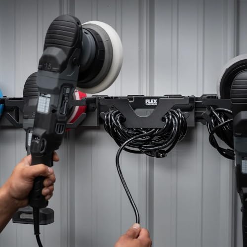 FLEX TRACK-LOCK Wall Mount Storage System Angle Grinder & Polisher Holder - FS1524 - style: Angle Grinder & Polisher Holder