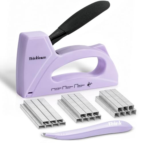 Light Duty Staple Gun for Wood, Upholstery Staple Gun for Classroom - color: Purple