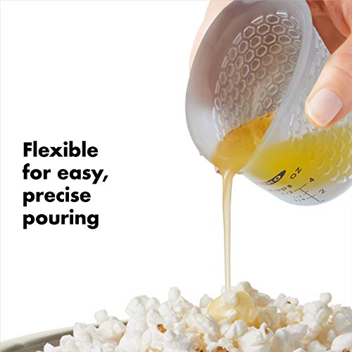 OXO GG MINI SQUEEZE & POUR SILICONE MEASURING CUP - size: Mini, style: Cup