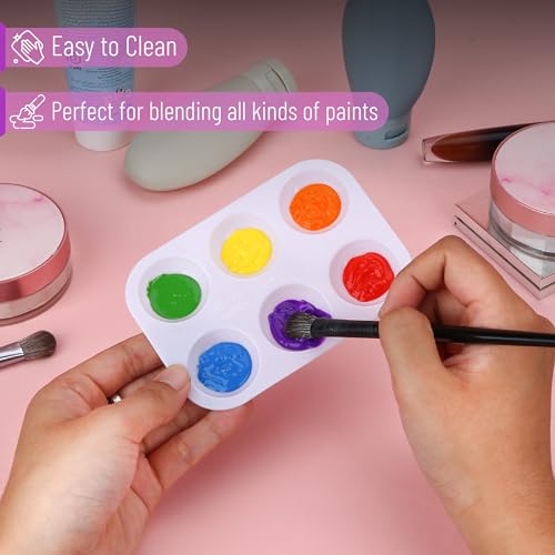 Mr. Pen- Plastic Paint Palette, 30 Pack, 6 Wells