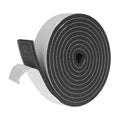uxcell Weather Stripping Door Seal, 1" x 3/16" x 6.5 Ft Adhesive Foam Tape Seal Soundproof Insulation Strips for Door Frame Window Gaps (1 Roll, 6.5 Feet) - size: 1" x 3/16" (6.5 Ft)