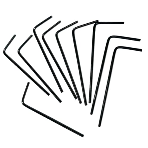 10pcs 0.035 Allen Wrench sets,0.035 inch Allen Wrench,0.035 Hex Key,0.035 Hex Wrench allen key Door Key L Shaped hex wrench set with Long Arm.Black (10pcs 0.035 Hex Key) - size: 10pcs 0.035 Hex Key