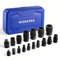 WORKPRO 17-Piece Female E-Torx Socket Set, E4-E24, CR-V Steel