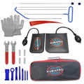 22-Piece Stainless Steel Car Repair Kit, Air Wedge & Carry Bag