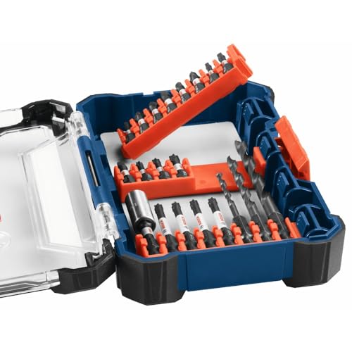 Bosch DDMS40 40 pc. Impact Tough™ Drill Drive Custom Case System Set - size: 40-Piece Set, style: Drill Drive