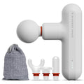 Sharper Image Powerboost Move Mini Percussion Massage Gun, Powerful & Quiet - color: Platinum