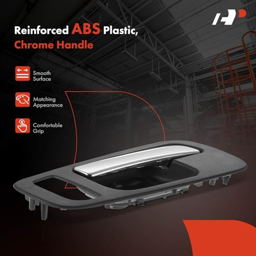 A-Premium Interior Door Handle Front Left Driver Side | Compatible with 2007-2014 Chevy Silverado 1500 2500HD 3500HD, Tahoe, Suburban, Avalanche & GMC Sierra, Yukon