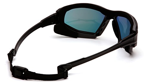 Pyramex Safety Highlander XP Eyewear, Frame/Indoor-Outdoor Mirror Anti-Fog Lens - color: Black/Gray