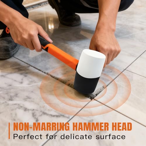 4 Piece Rubber Mallet Set 8/16/24/32 oz Soft Face Hammer - size: 4 Set