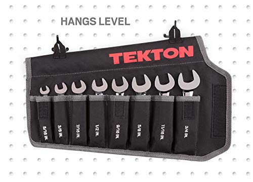 TEKTON Stubby Combination Wrench Set, 8-Piece | WRN01086 - size: 8-Piece (5/16-3/4 in.), style: Pouch
