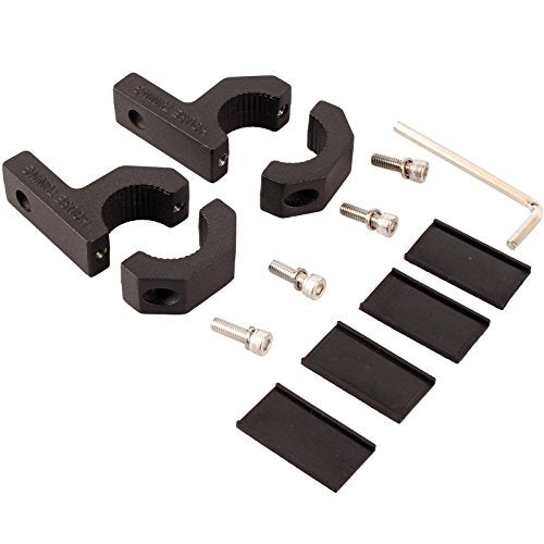 House Tuning 1 inch Bar Clamp-Pack 4 Roof Rack Bar Mounts Tube Clamps Horizontal Bar Clamp Mounting Bracket for Motorcycle ATV Utv Boat Trucks (1"- Clamp Mount kit) - size: 1.0"-Clamp Kit