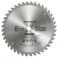 8" 40 Teeth Carbide Tip Wood Cutting Circular Saw Blade
