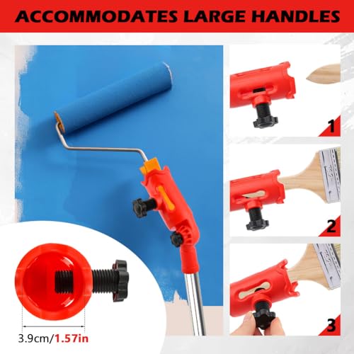 Multi-Angle Paint Brush Extender for High Ceiling,Paint Edger Tool