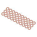 M METERXITY 30 Pack Silicone O-Rings - Garden Water Hose Rubber Sealing Gasket Ring, Soft & Elastic, Apply to Outdoor (4mmx6mmx1mm, Red) - size: 4mmx6mmx1mm