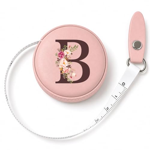 Maicican Retractable Tape Measure, Pink Leather Sewing Measuring Tape, B - color: Tape Measure-Pink B