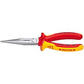 KNIPEX Tools - Long Nose Pliers With Cutter, 1000V Insulated (2618200SBA),Yellow