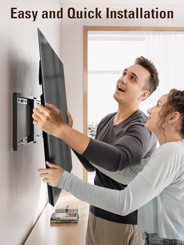 Mounting Dream Fixed TV Wall Mount Low Profile TV Bracket for 42-90 Inch TV | Flush TVs Mount for Space Saving, Wall Mount TV Bracket Fits 16", 24", 32" Studs, Max VESA 800x400mm and 132lbs MD2361-32 - size: Fixed for 42"-90" TV & 16"/18"/24"/32" Studs